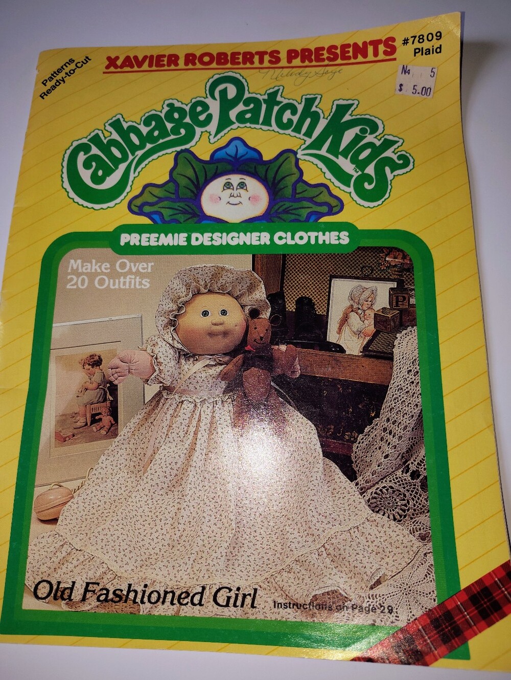 Vintage Cabbage Patch Kids Patterns Book
